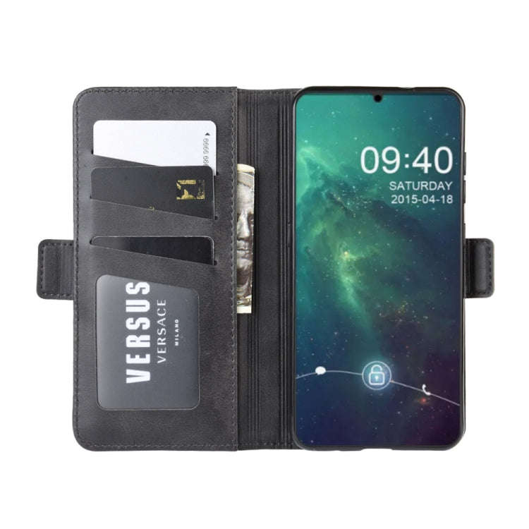 Wallet Stand Leather Cell Phone Case for NOKIA 6.2with Wallet & Holder & Card Slots(Black)