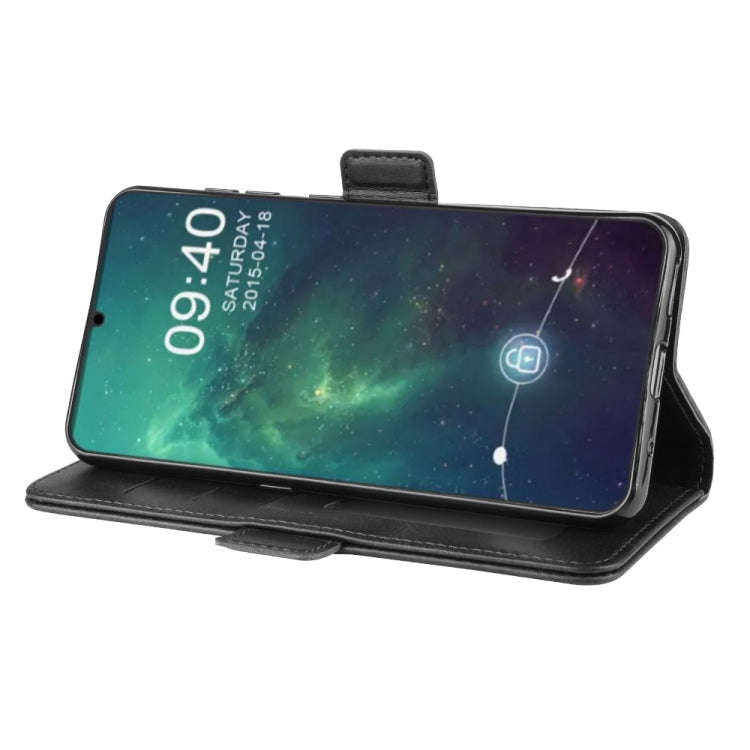 Wallet Stand Leather Cell Phone Case for NOKIA 6.2with Wallet & Holder & Card Slots(Black)