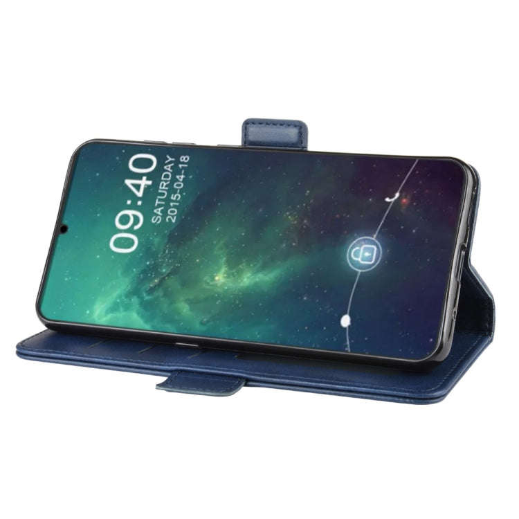 Wallet Stand Leather Cell Phone Case for NOKIA 6.2with Wallet & Holder & Card Slots(Dark Blue)