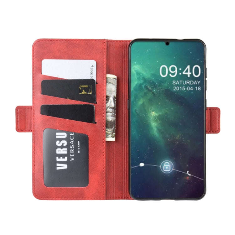 Wallet Stand Leather Cell Phone Case for NOKIA 6.2with Wallet & Holder & Card Slots(Red)