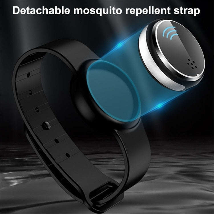 Ultrasonic Mosquito Repellent Electronic Mosquito Repellent Bracelet Outdoor Portable Watch Mosqu...