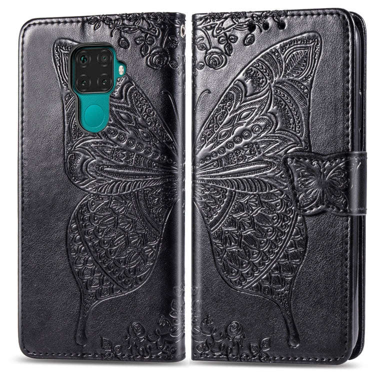 For Huawei Mate 30 Lite / Nova 5i Pro Butterfly Love Flowers Embossing Horizontal Flip Leather Ca...