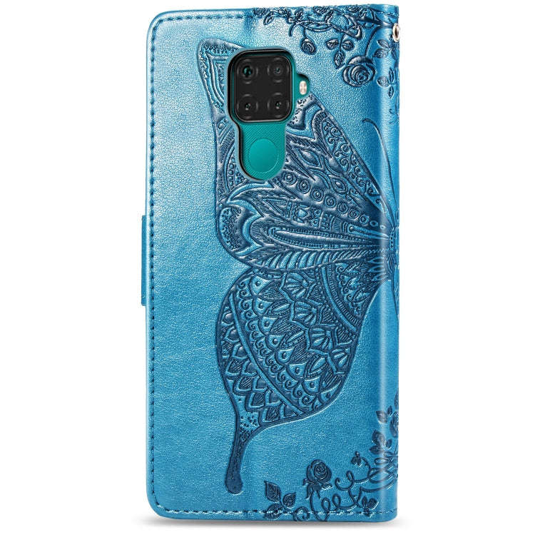 For Huawei Mate 30 Lite / Nova 5i Pro Butterfly Love Flowers Embossing Horizontal Flip Leather Ca...