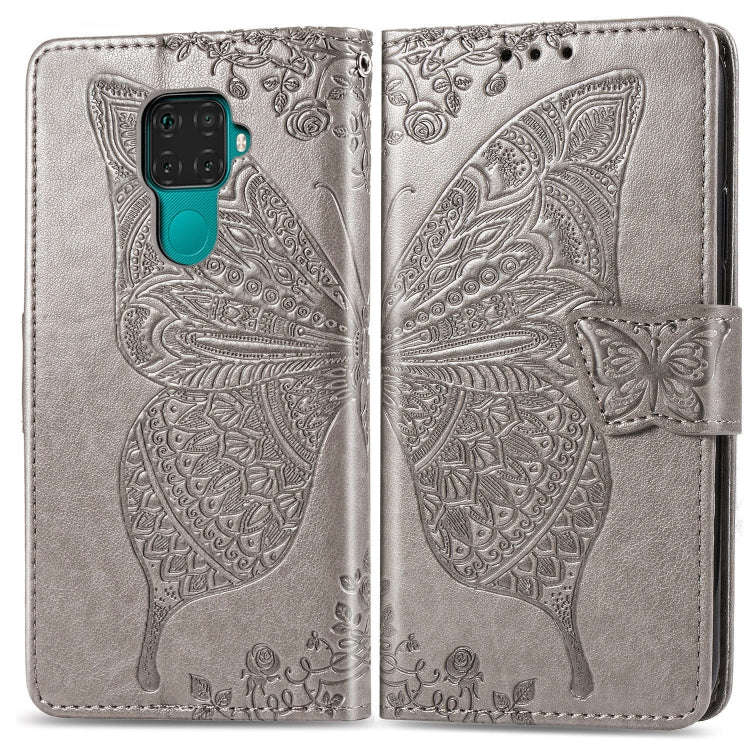 For Huawei Mate 30 Lite / Nova 5i Pro Butterfly Love Flowers Embossing Horizontal Flip Leather Ca...