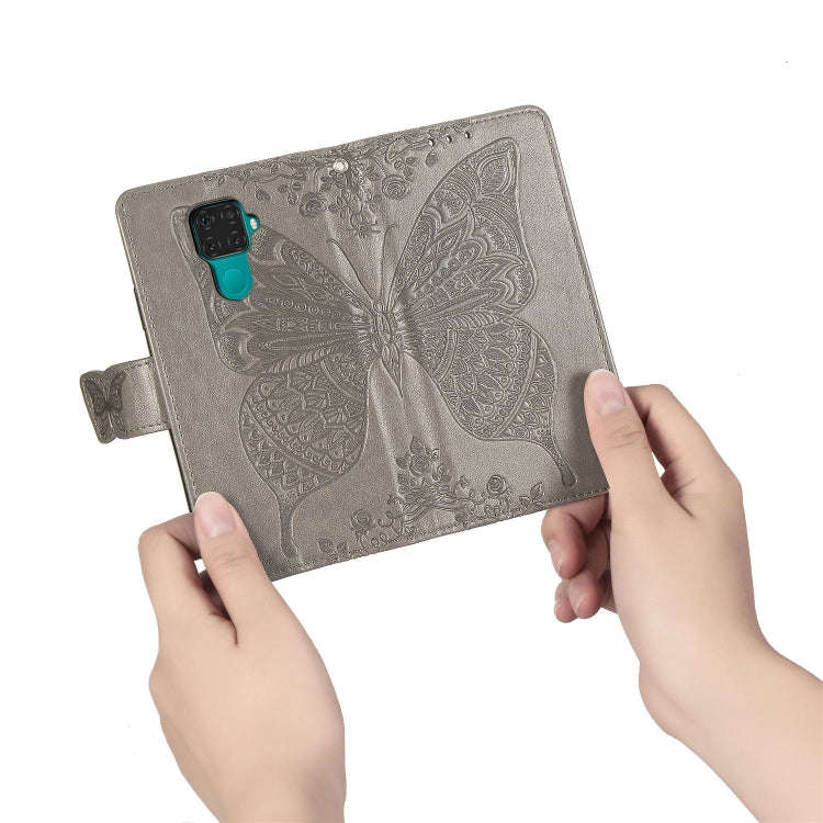 For Huawei Mate 30 Lite / Nova 5i Pro Butterfly Love Flowers Embossing Horizontal Flip Leather Ca...