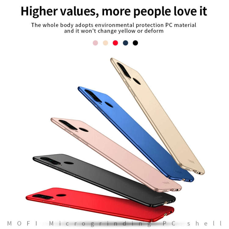 For Huawei P Smart Z/Y9 Prime 2019 MOFI Frosted PC Ultra-thin Hard Case(Black)