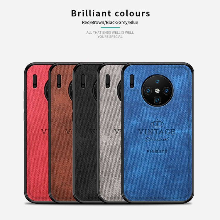 For Huawei Mate 30 PINWUYO Shockproof Waterproof Full Coverage PC + TPU + Skin Protective Case(Bl...