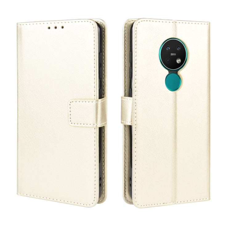 For Nokia 7.2 / Nokia 6.2 Retro Crazy Horse Texture Horizontal Flip Leather Case , with Holder & ...