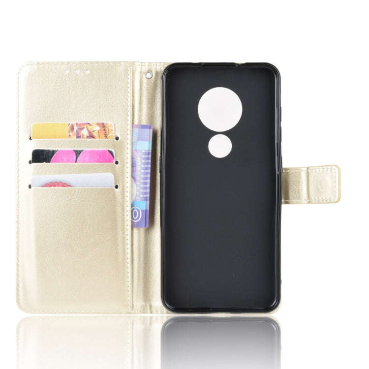 For Nokia 7.2 / Nokia 6.2 Retro Crazy Horse Texture Horizontal Flip Leather Case , with Holder & ...