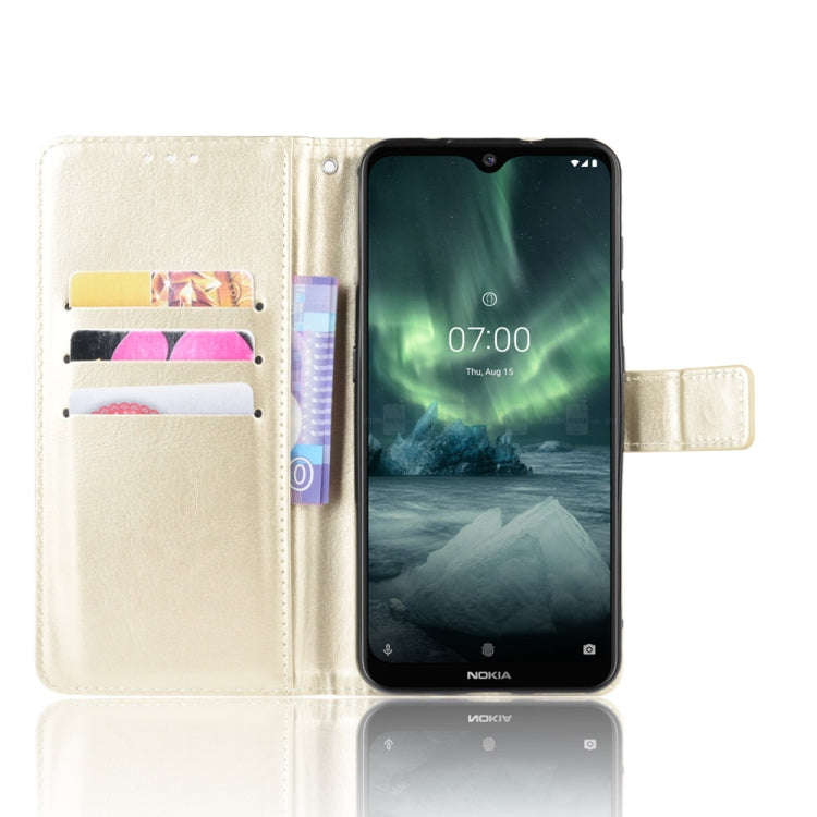 For Nokia 7.2 / Nokia 6.2 Retro Crazy Horse Texture Horizontal Flip Leather Case , with Holder & ...