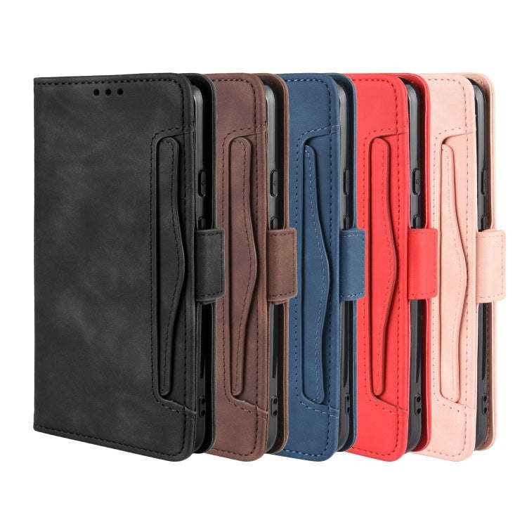 For Google Pixel 4 XL Wallet Style Skin Feel Calf Pattern Leather Case with Separate Card Slot(Pink)