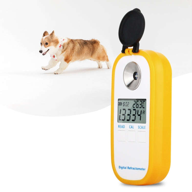 DR503 Animal Clinical Refractometer Veterinary Human Serum Protein Piss Urine Refractometer Pet D...