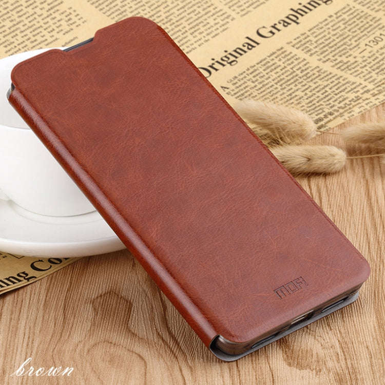 For Huawei P30 MOFI Rui Series Classical Leather Flip Leather Case With Bracket Embedded Steel Pl...