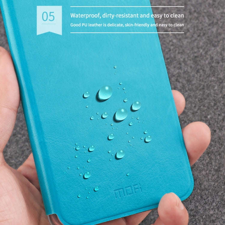 For Oneplus 6 MOFI Rui Series Classical Leather Flip Leather Case With Bracket Embedded Steel Pla...