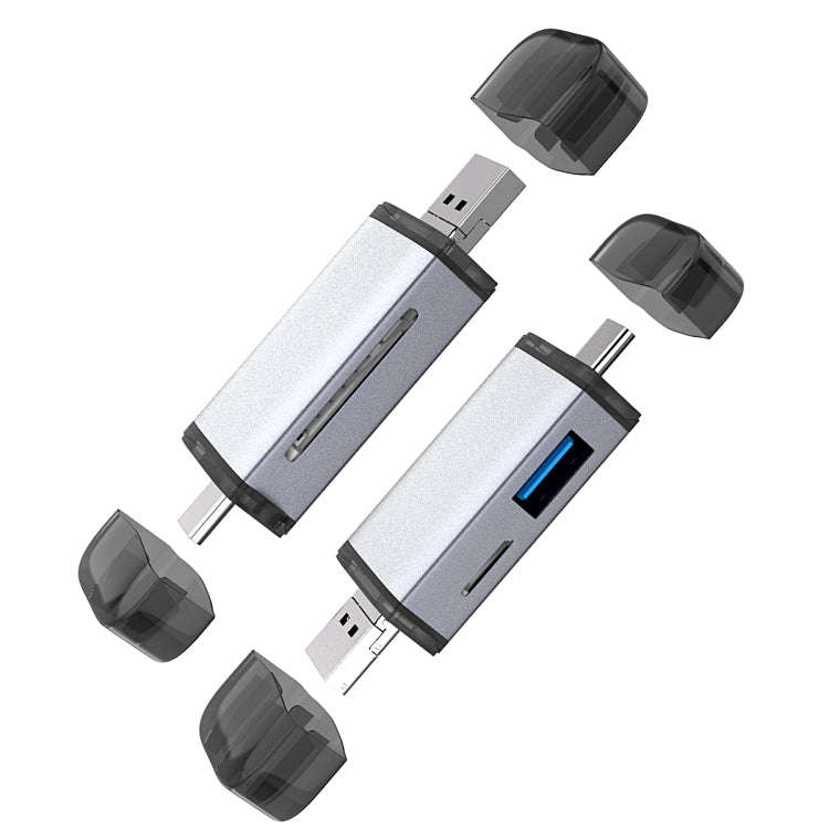3 in 1 USB-C / Type-C + USB 2.0 + Micro USB Multifunction OTG  Card Reader