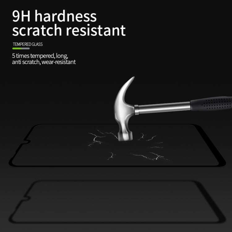 For Moto E6 Plus PINWUYO 9H 2.5D Full Screen Tempered Glass Film(Black)