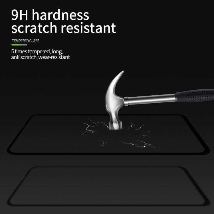 For MOTO P40 Power / One Action PINWUYO 9H 2.5D Full Screen Tempered Glass Film(Black)