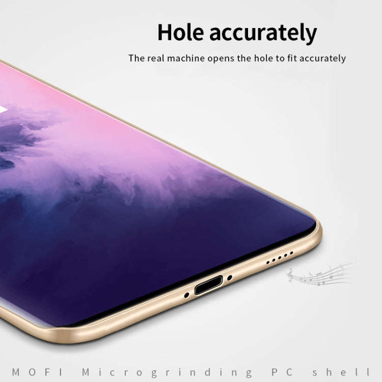 For Oneplus7 Pro MOFI Frosted PC Ultra-thin Hard Case(Blue)