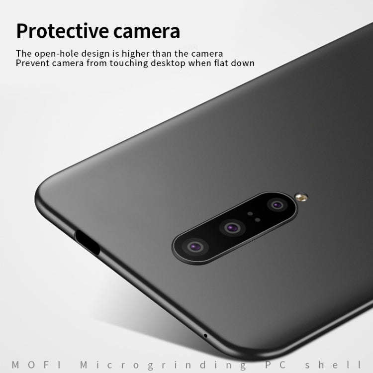 For Oneplus7 Pro MOFI Frosted PC Ultra-thin Hard Case(Rose gold)