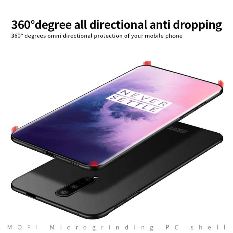 For Oneplus7 Pro MOFI Frosted PC Ultra-thin Hard Case(Rose gold)