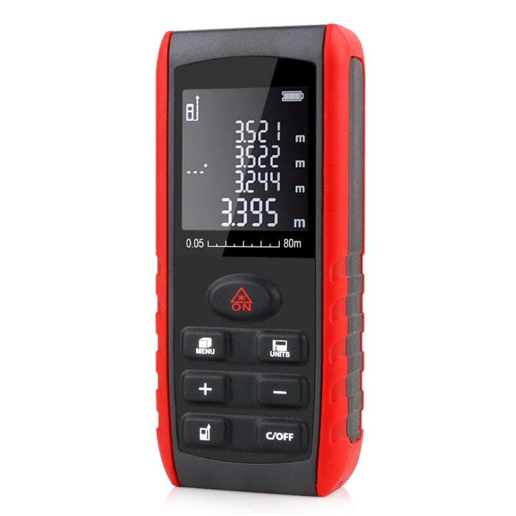 E80 Laser Rangefinder Laser Distance Meter Measuring Device Digital Handheld Tools Module Range 8...