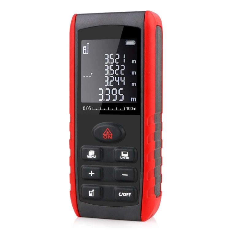 E100 Laser Rangefinder Laser Distance Meter Measuring Device Digital Handheld Tools Module Range ...