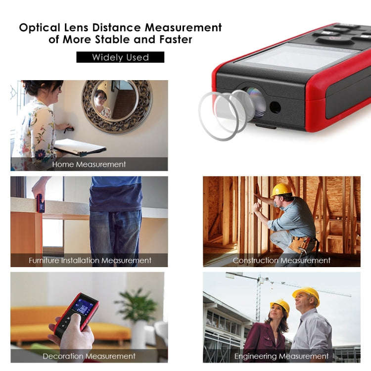 E60 Laser Rangefinder Laser Distance Meter Measuring Device Digital Handheld Tools Module Range 6...