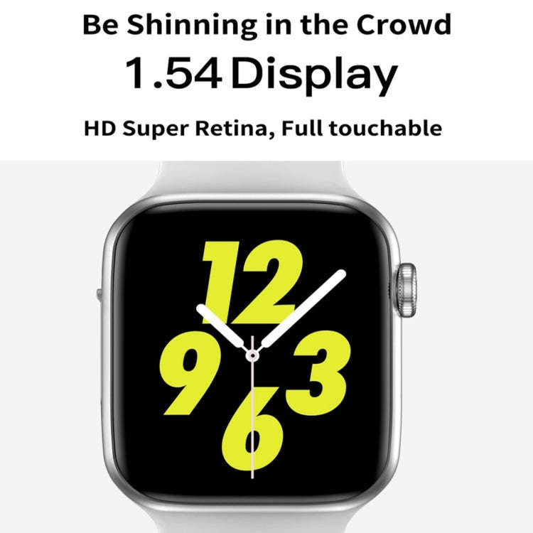 W34 1.54 inch IPS Color Screen Smart Watch,Support Call Reminder /Heart Rate Monitoring/Sleep Mon...