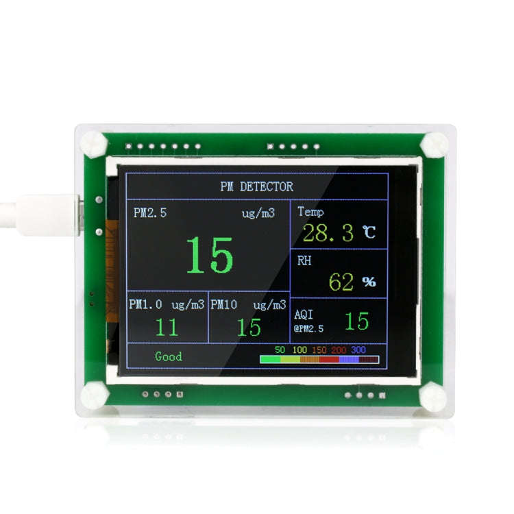 PMS5003  Car PM2.5 Detector Tester Meter Air Quality Monitor Home Car Office Outdoors Gas Thermom...