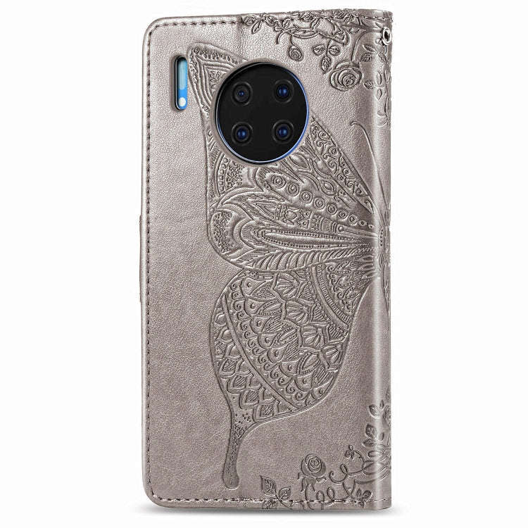 For Huawei Mate 30 Pro Butterfly Love Flower Embossed Horizontal Flip Leather Case with Bracket /...