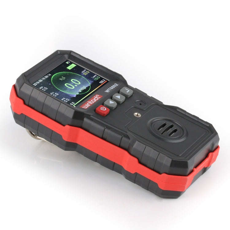 WINTACT WT8802 Hydrogen Sulfide Monitor Professional Rechargeable Gas Sensor High Sensitive Digit...