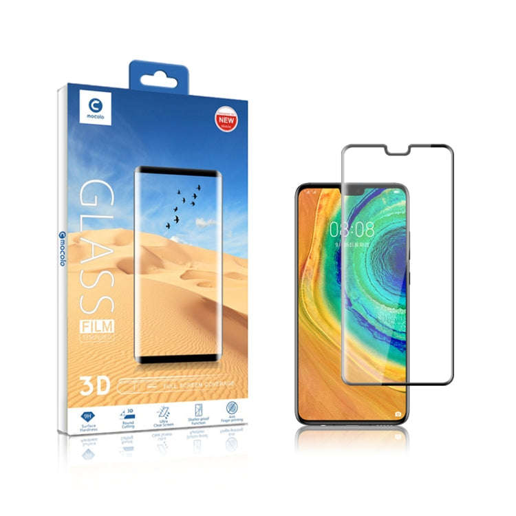 For Huawei Mate 30 mocolo 0.33mm 9H 3D Curved Full Screen Tempered Glass Film