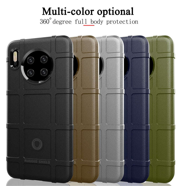 For Huawei Mate 30 Full Coverage Shockproof TPU Case(Black)