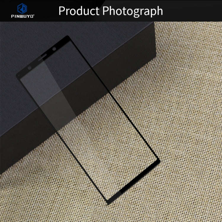 For Sony Xperia 5 / J9210 PINWUYO 9H 2.5D Full Screen Tempered Glass Film(Black)