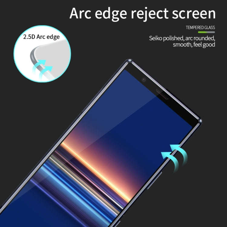 For Sony Xperia 5 / J9210 PINWUYO 9H 2.5D Full Screen Tempered Glass Film(Black)