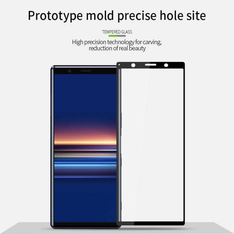 For Sony Xperia 5 / J9210 PINWUYO 9H 2.5D Full Screen Tempered Glass Film(Black)