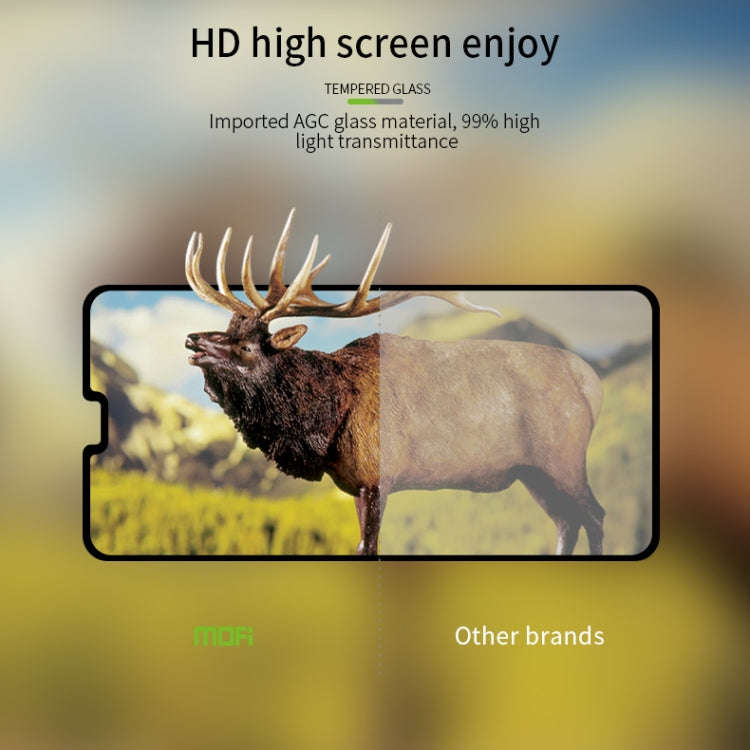 For Huawei Mate30 MOFI 9H 2.5D Full Screen Tempered Glass Film(Black)