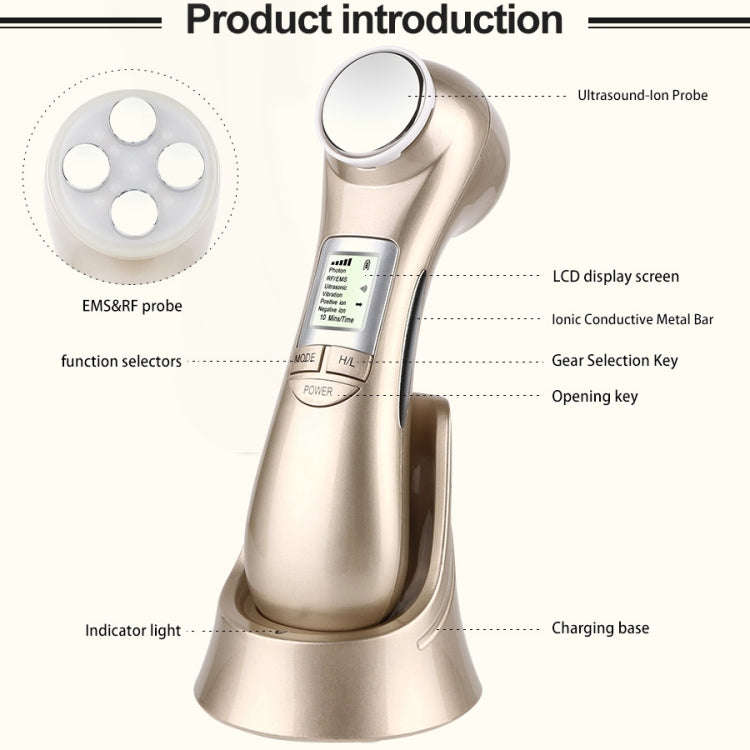 OFY9901  Face Skin EMS Mesotherapy Electroporation RF Radio Frequency Facial LED Photon Skin Care...