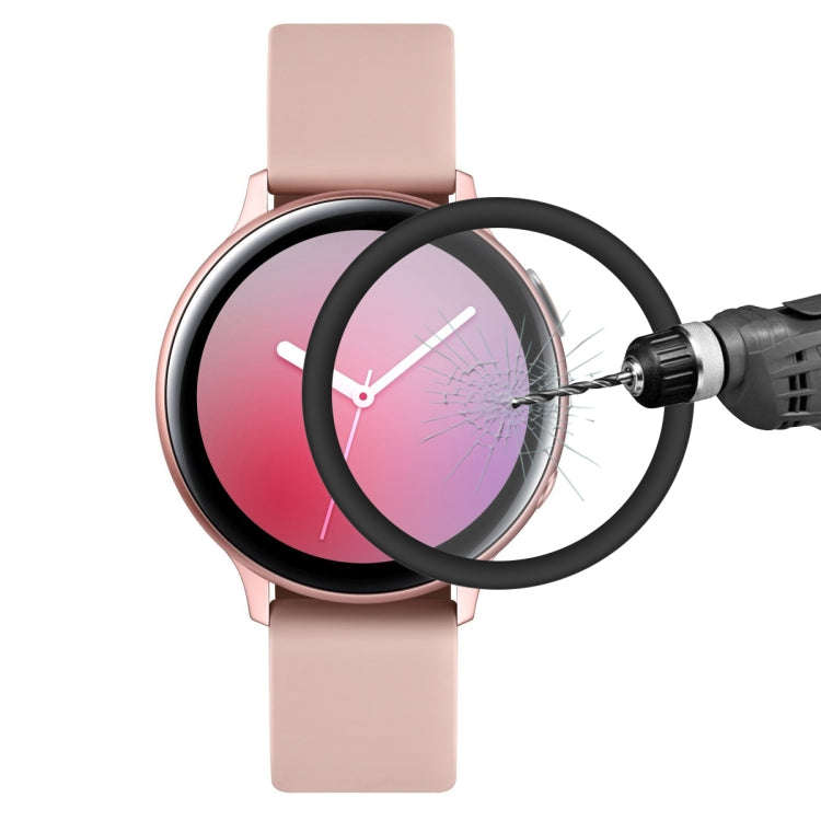 For Galaxy Watch Active 2 40mm ENKAY Hat-prince 3D Full Screen Soft TPU Edge + Soft Glass HD Scre...