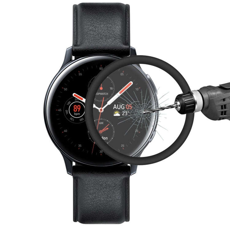 For Galaxy Watch Active 2 44mm ENKAY Hat-prince 3D Full Screen Soft TPU Edge + Soft Glass HD Scre...