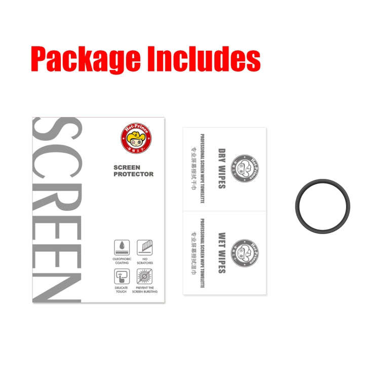 For Galaxy Watch Active 2 44mm ENKAY Hat-prince 3D Full Screen Soft TPU Edge + Soft Glass HD Scre...