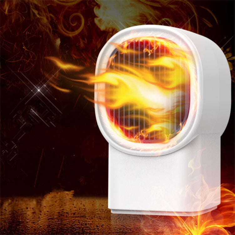 Home Heater Dormitory Small Silent Hot Air Blower(White)