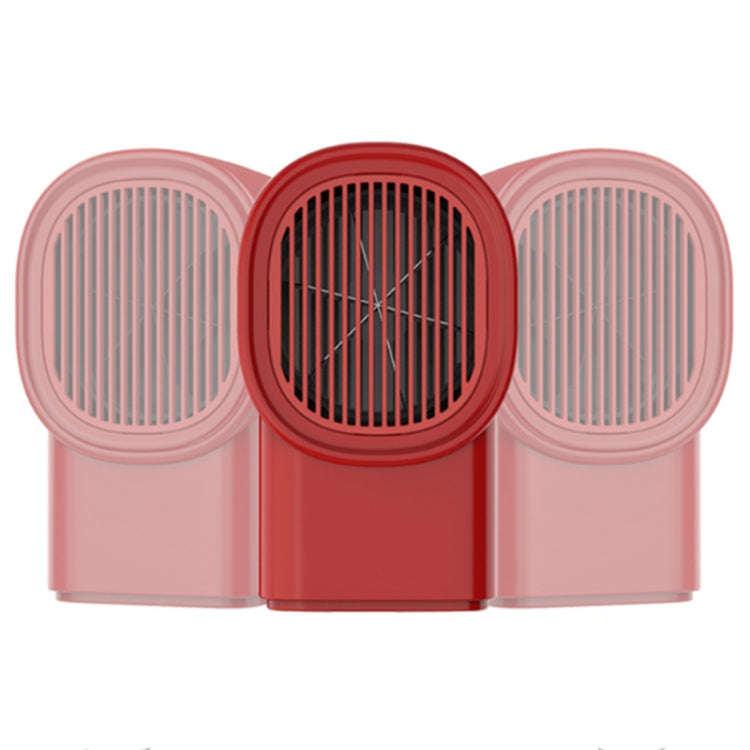 Home Heater Dormitory Small Silent Hot Air Blower(Red)
