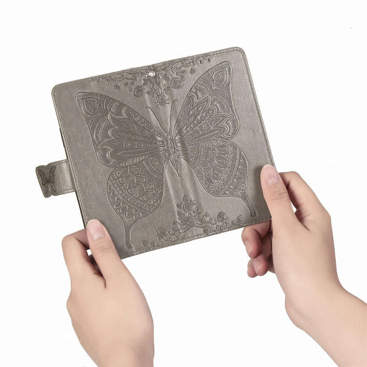 For LG K30 2019  Butterfly Love Flower Embossed Horizontal Flip Leather Case with Bracket Lanyard...