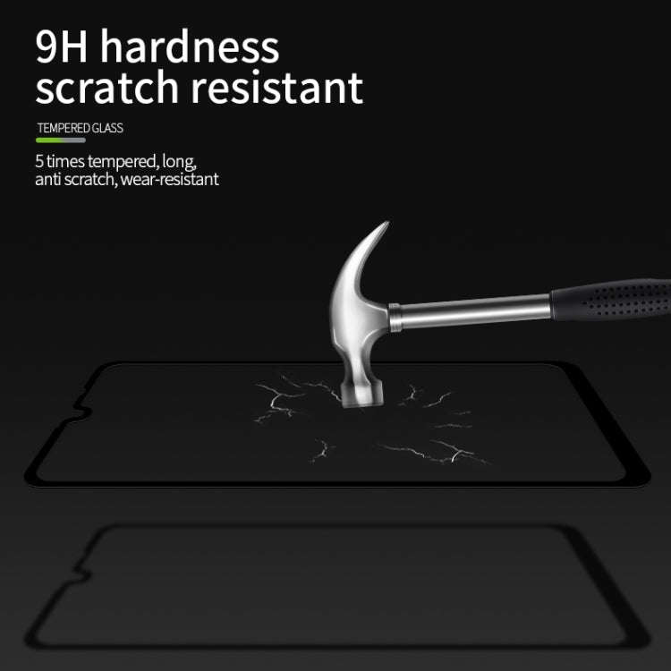 For LG K40s PINWUYO 9H 2.5D Full Screen Tempered Glass Film(Black)