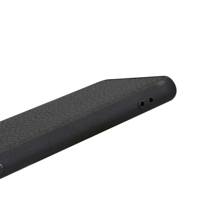 For Huawei P30 Litchi PU Leather Anti-falling TPU Protective Case(Black)