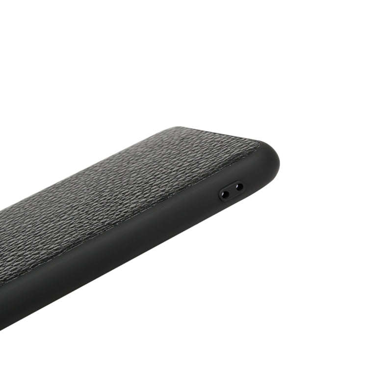 For Huawei P30 Lite Lychee Grain Cortex Anti-falling TPU Mobile Phone Shell Protective Case(Deep ...
