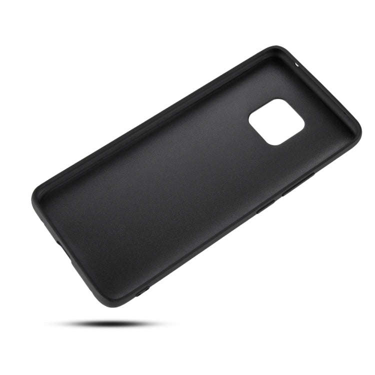 For Huawei Mate20 Pro Lychee Grain Cortex Anti-falling TPU Mobile Phone Shell Protective Case(Black)