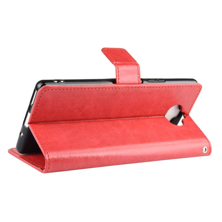 For Sony Xperia 8 Retro Crazy Horse Texture Horizontal Flip Leather Case , with Holder & Card Slo...