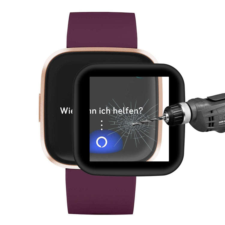 For Fitbit Versa 2 (2019) ENKAY Hat-prince 3D Full Screen Soft TPU Edge + Soft Glass HD Screen Pr...
